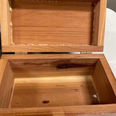 2 jewelry boxes with Hope Chest