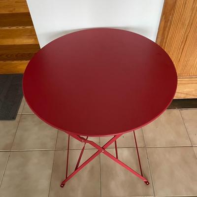 Red Iron Bistro Set
