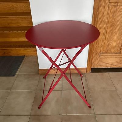 Red Iron Bistro Set