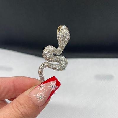 Sparkles rhinestone snake pendant - no markings