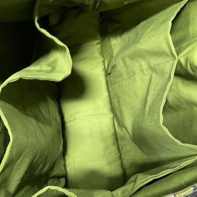 Large Green leaf bag perfect for crafting
