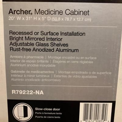 Two Kohler Archer Medicine Cabinets, NIB (LR-HS)