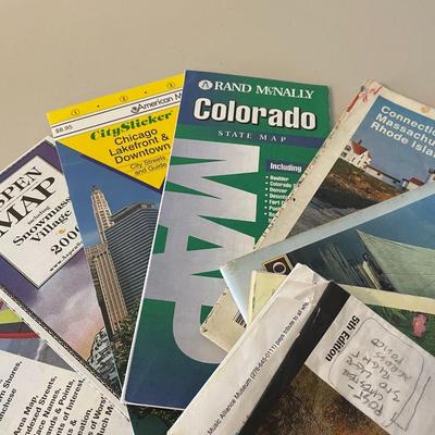 Assortment of 9 Maps