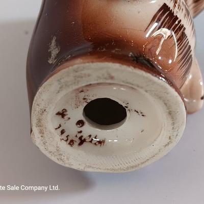 Vintage pig salt & pepper - Estes Park Salt & pepper shakers an owl shaker with small souvenir crock