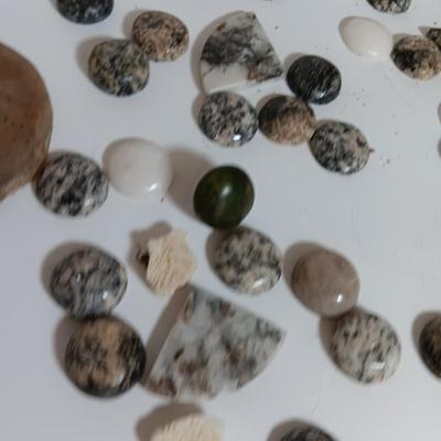 Stones for jewelry making some already shaped others are raw stones minerals rock collection