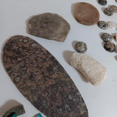 Stones for jewelry making some already shaped others are raw stones minerals rock collection