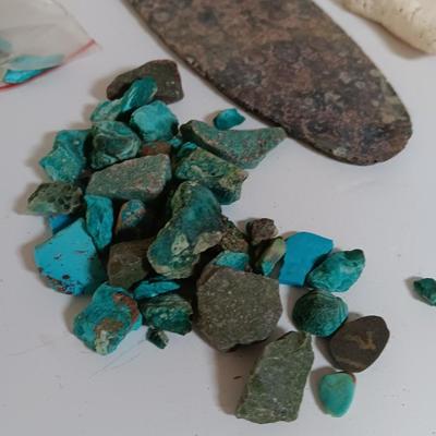 Stones for jewelry making some already shaped others are raw stones minerals rock collection