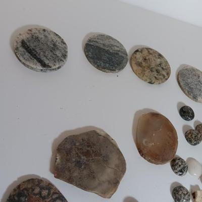 Stones for jewelry making some already shaped others are raw stones minerals rock collection