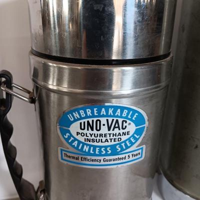 Vintage thermoses Stanley and Uno-vac