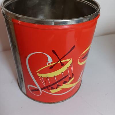 Vintage metal cans - coffee - peanuts - and others