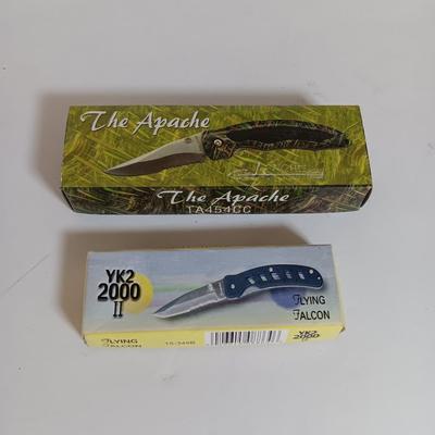 Two brand new pocketknives - The Apache and YK2 2000 II New in boxes