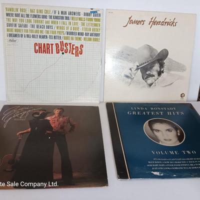 James Hedricks - Chart busters - Linda Ronstadt - and Jim & Ginger records LP's