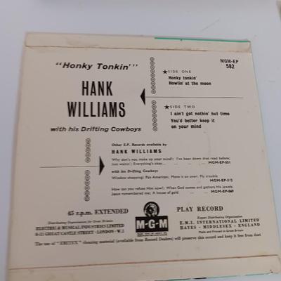Records 45's Hank Williams - Eddy Arnold - Little master0- and more