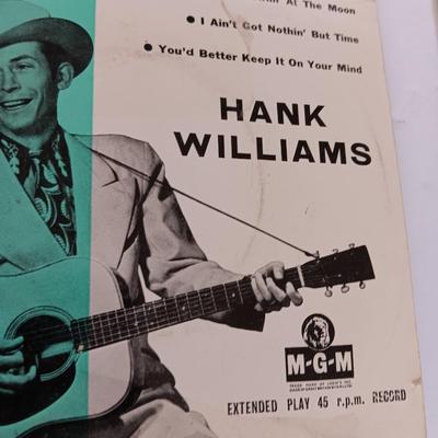Records 45's Hank Williams - Eddy Arnold - Little master0- and more