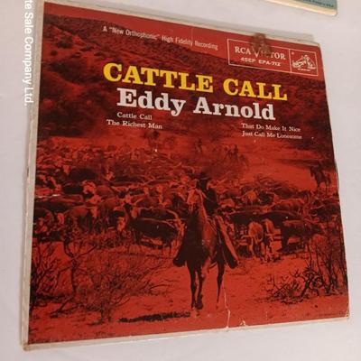 Records 45's Hank Williams - Eddy Arnold - Little master0- and more