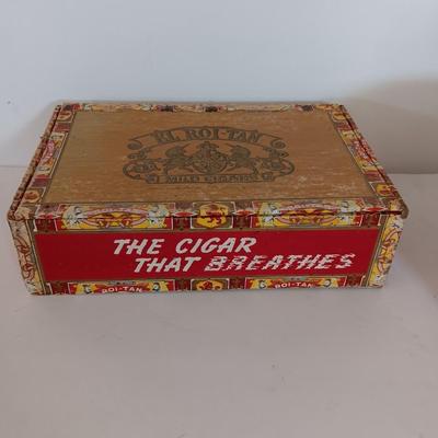 Prince Albert tin with smaller Price Albert tin and a vintage Cigar box