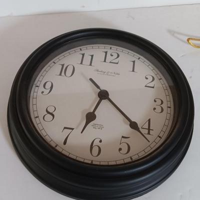 Vintage Audition Telephone radio with Serling & Noble wall clock