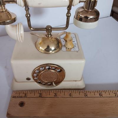 Vintage Audition Telephone radio with Serling & Noble wall clock