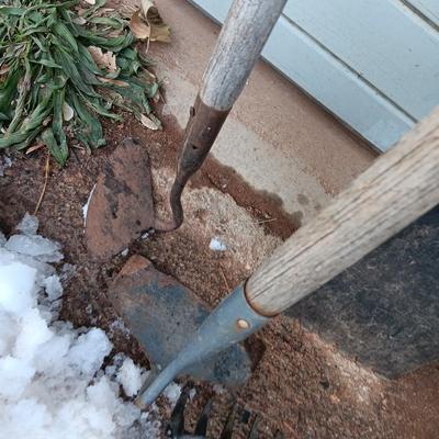 Yard and Garden Farm tools - Shovel - hoe - rake