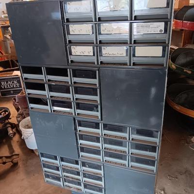 Very handy - Commercial Swiveling hardware organizer - cube storage.