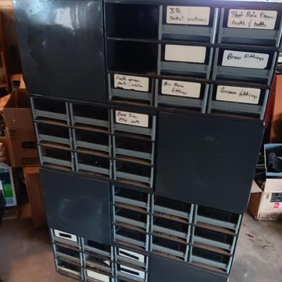 Very handy - Commercial Swiveling hardware organizer - cube storage.