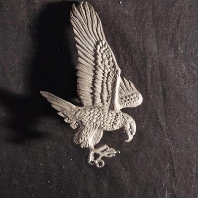 HANDCRAFTED HOOKS - DEERE DECOR AND PEWTER EAGLE
