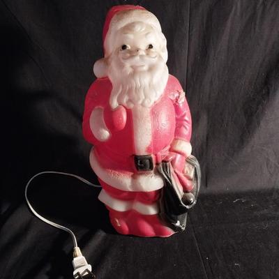 SANTA BLO MOLD - WOODEN TREE AND SNOWMAN SIGN - HOLIDAY DECOR