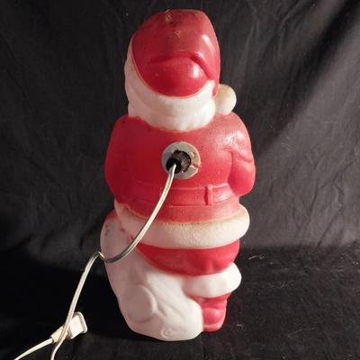 SANTA BLO MOLD - WOODEN TREE AND SNOWMAN SIGN - HOLIDAY DECOR