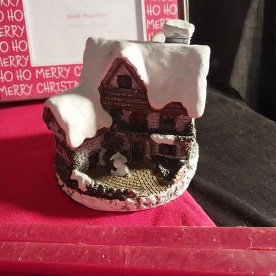 HOLIDAY PHOTO FRAME- WOODEN SIGNS- NUTCRACKER-NEW RECIPE BOX -NEW HALLMARK AND MORE