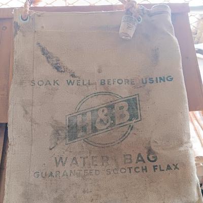 H&B Canvas water bag Guaranteed Scotch Flax with cork plug