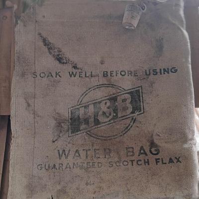 H&B Canvas water bag Guaranteed Scotch Flax with cork plug