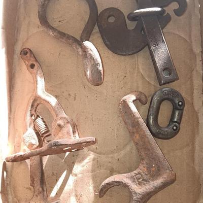 Antique latches and handles -