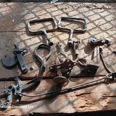 Antique latches and handles -
