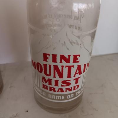 Antique painted lable beverage bottles - Fort Collins - Greeley co. and Chicago Soda bottles