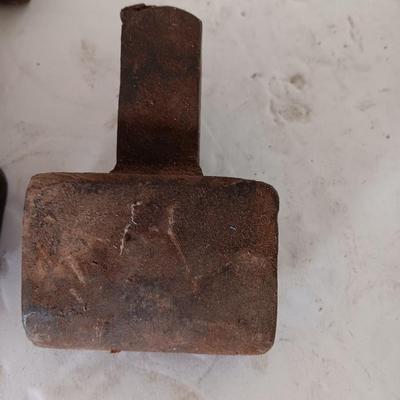 Several different Antique Blacksmith Bottom Hardy Hardie Anvils Anvil Black Smith