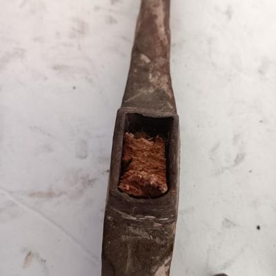 Antique heads to tools - hammer - prod - primitive pick - and ax