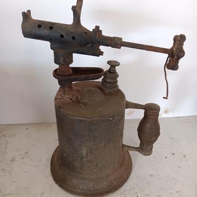 Vintage wooden handled Blowtorch