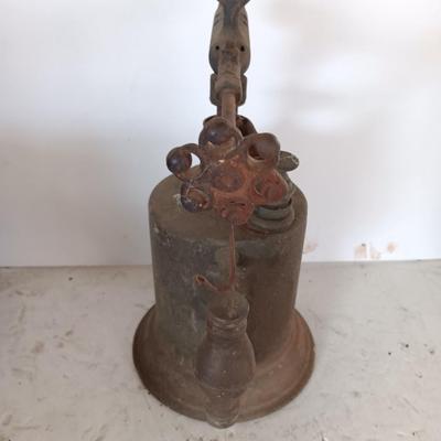 Vintage wooden handled Blowtorch
