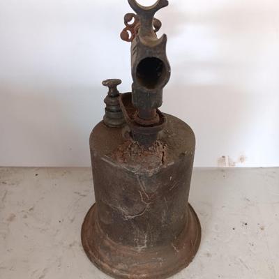 Vintage wooden handled Blowtorch