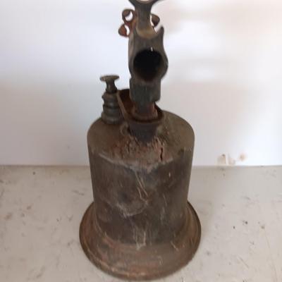 Vintage wooden handled Blowtorch