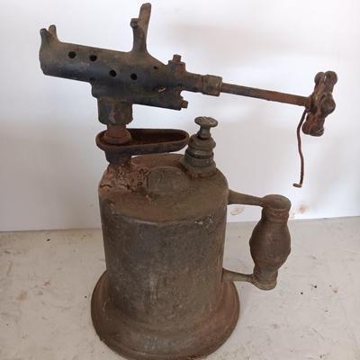 Vintage wooden handled Blowtorch