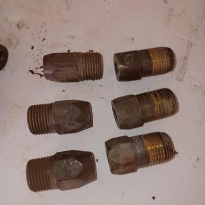 Vintage brass fittings