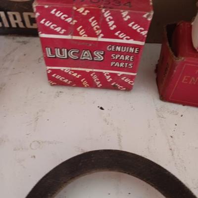 Vintage car parts in original boxes awesome for displaying