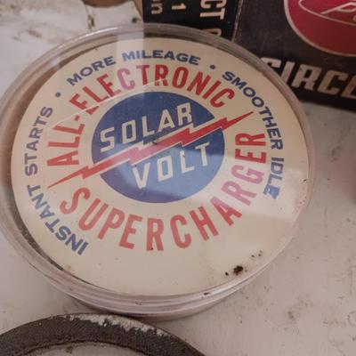 Vintage car parts in original boxes awesome for displaying