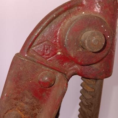Vintage bottle cork machine hand crank with vintage glass bottles