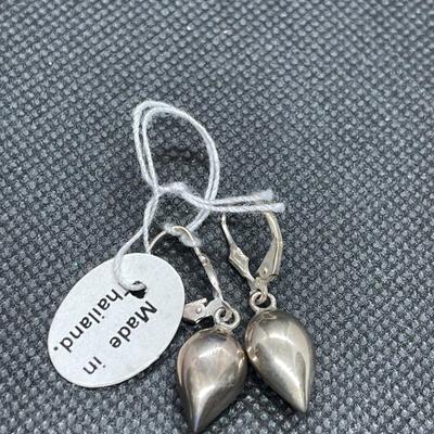 925 silver drop earrings