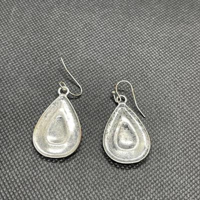 Colorful teardrop earrings