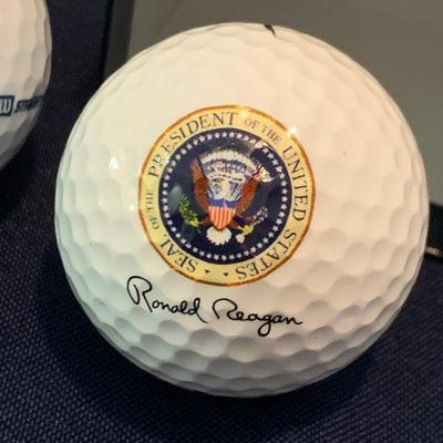White House Reagan Golf Balls