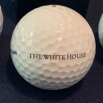 White House Reagan Golf Balls