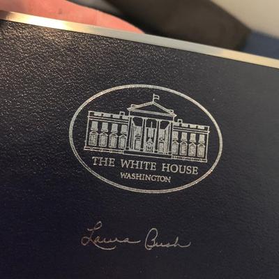 Laura Bush White House Business Card Holder & Keychain